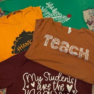 Teacher Holiday Shirts Bundle